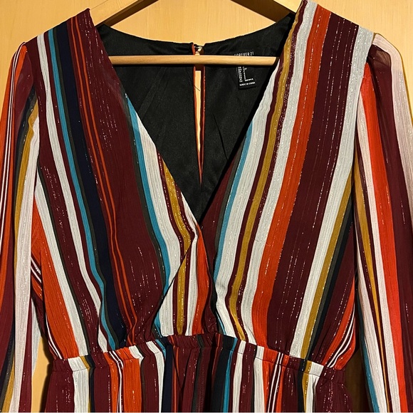 Forever 21 Striped Surplice Romper!!! - Picture 5 of 14